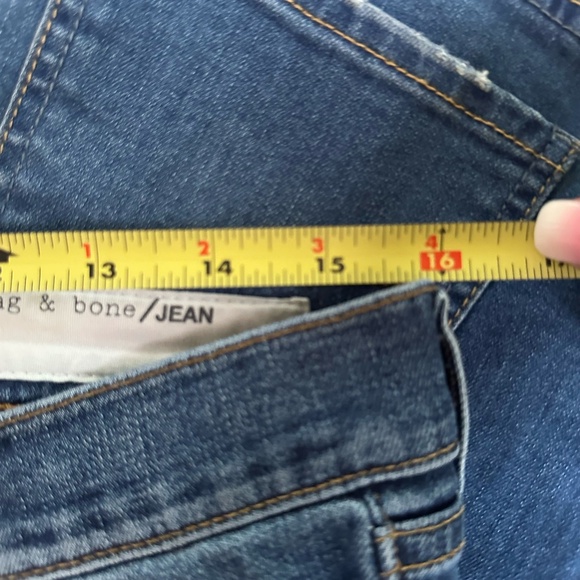 rag & bone Distressed Jeans ~ High Rise Skinny ~ 32 - Picture 6 of 7